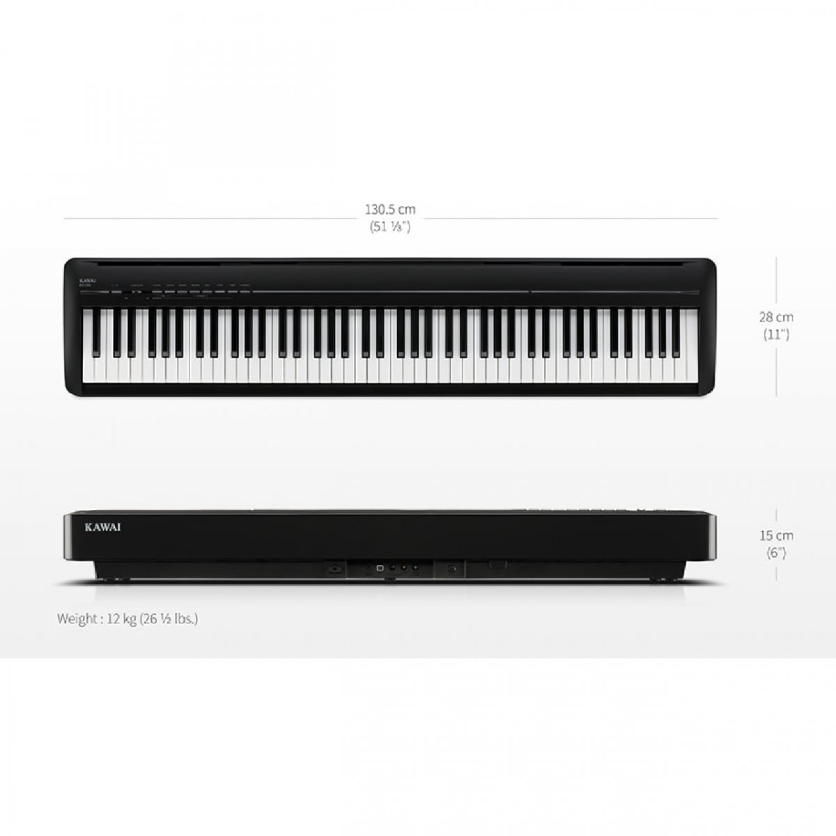 Kawai ES120 B - чёрный — фото 5