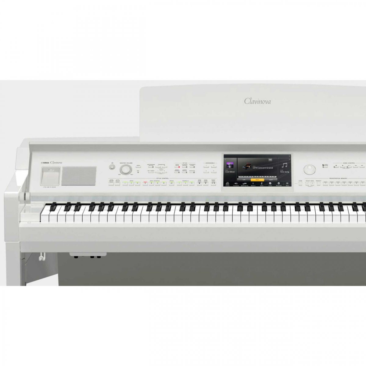 Yamaha Clavinova CVP-809 PWH - белый полированный — фото 3