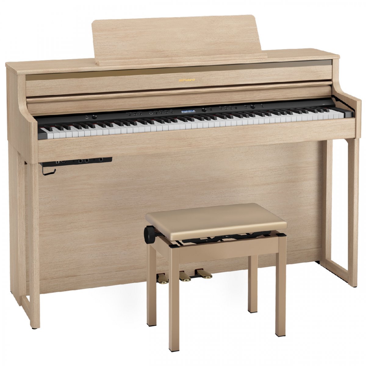 Roland HP704 LA - белёный дуб — фото 3