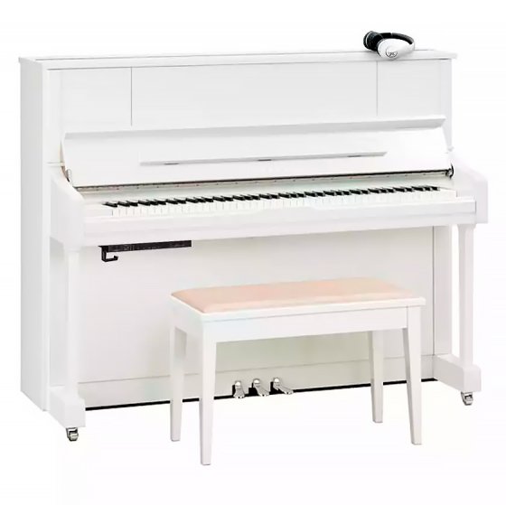 Yamaha U1J SC2 PWHC - белый хром полированный