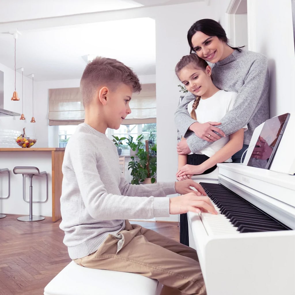 Yamaha Clavinova CLP-725 WH - белый — фото 8