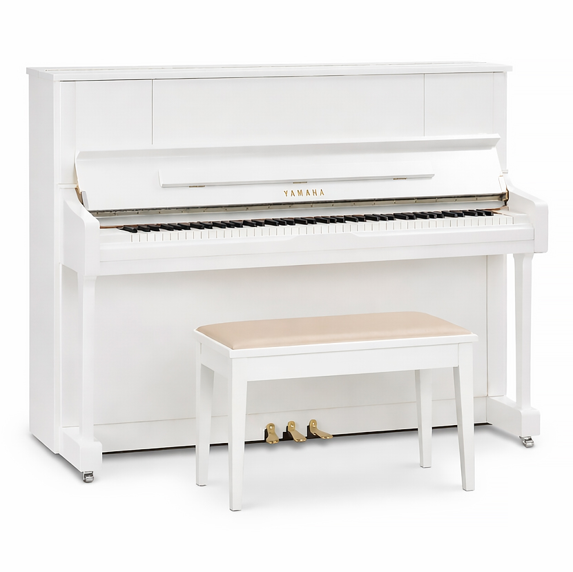 Yamaha U1J TC3 PWHC - белый хром полированный