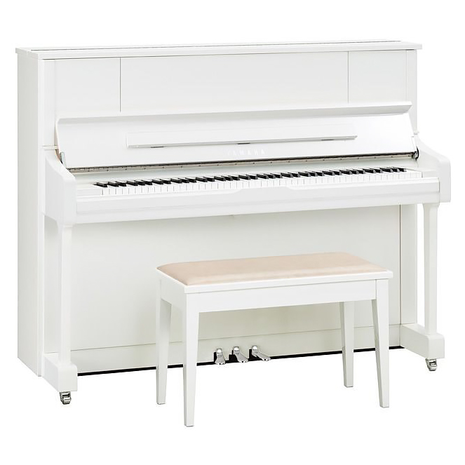 Yamaha U1J PWHC - белый хром полированный